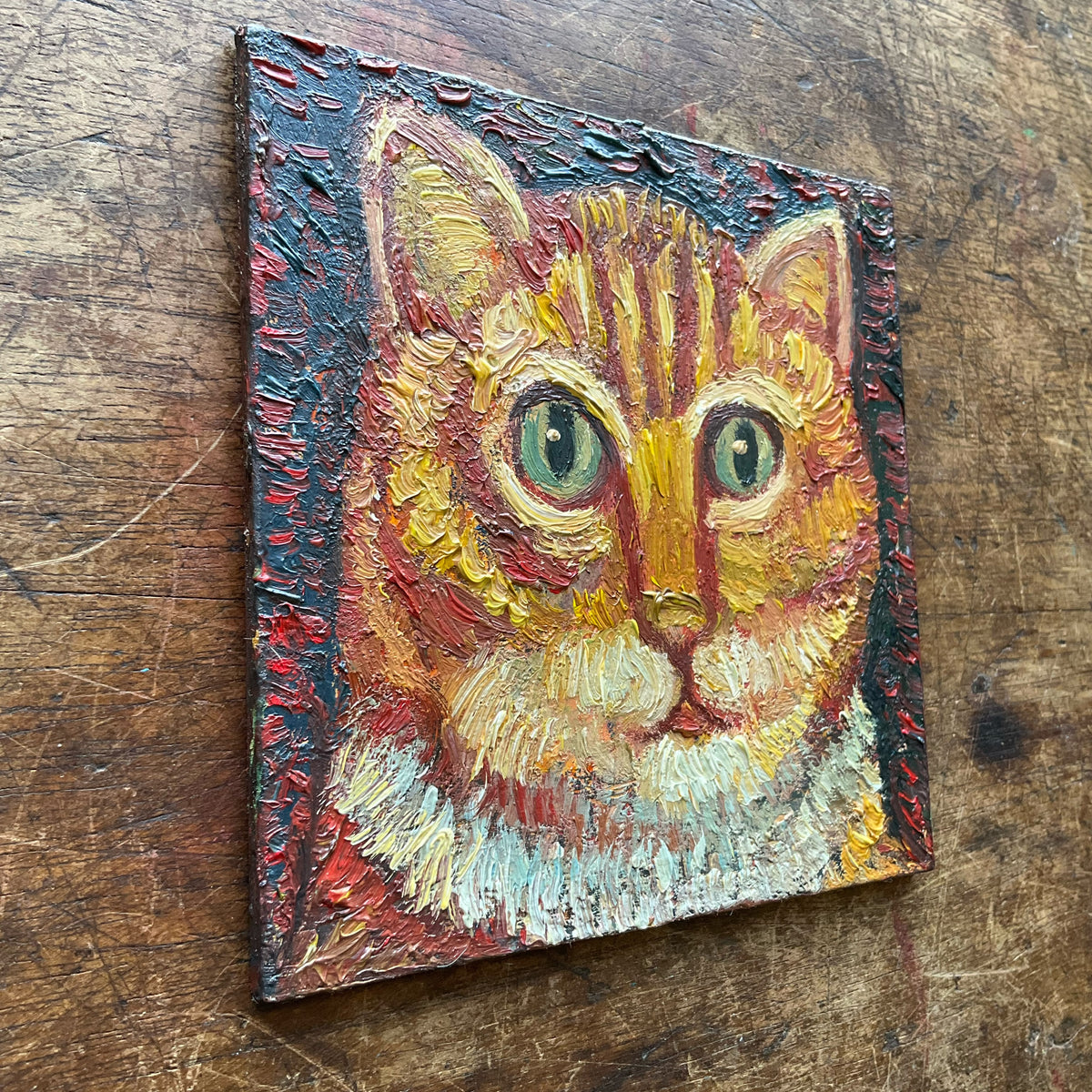 Orange Cat with Stripes