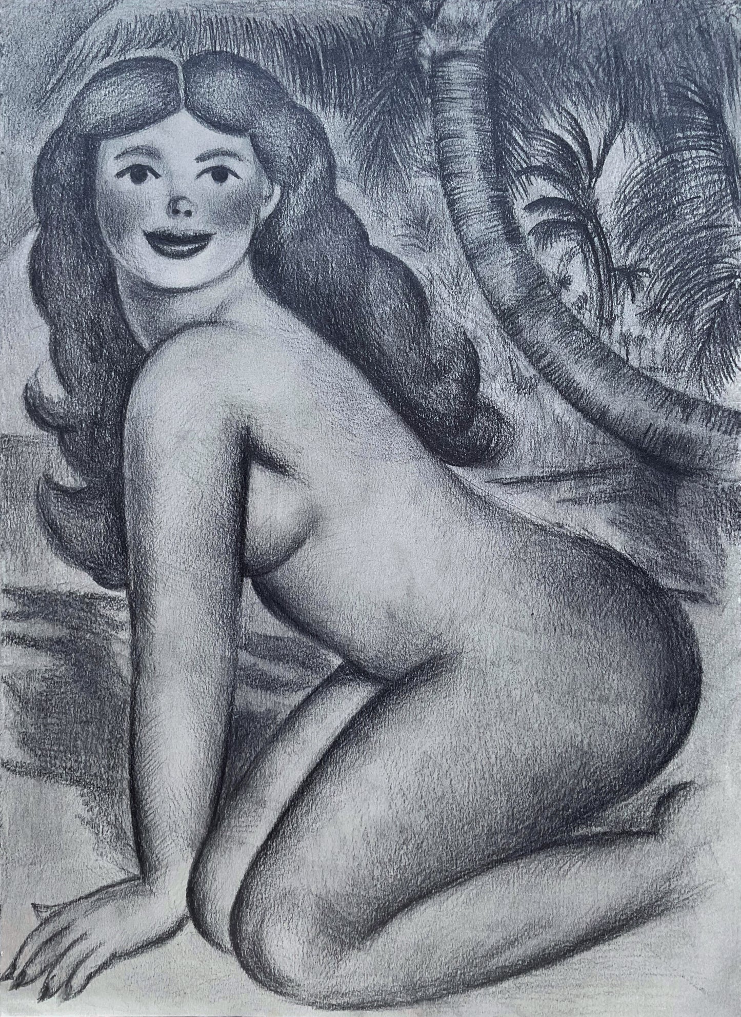 Tropical Woman at the Beach, 2025