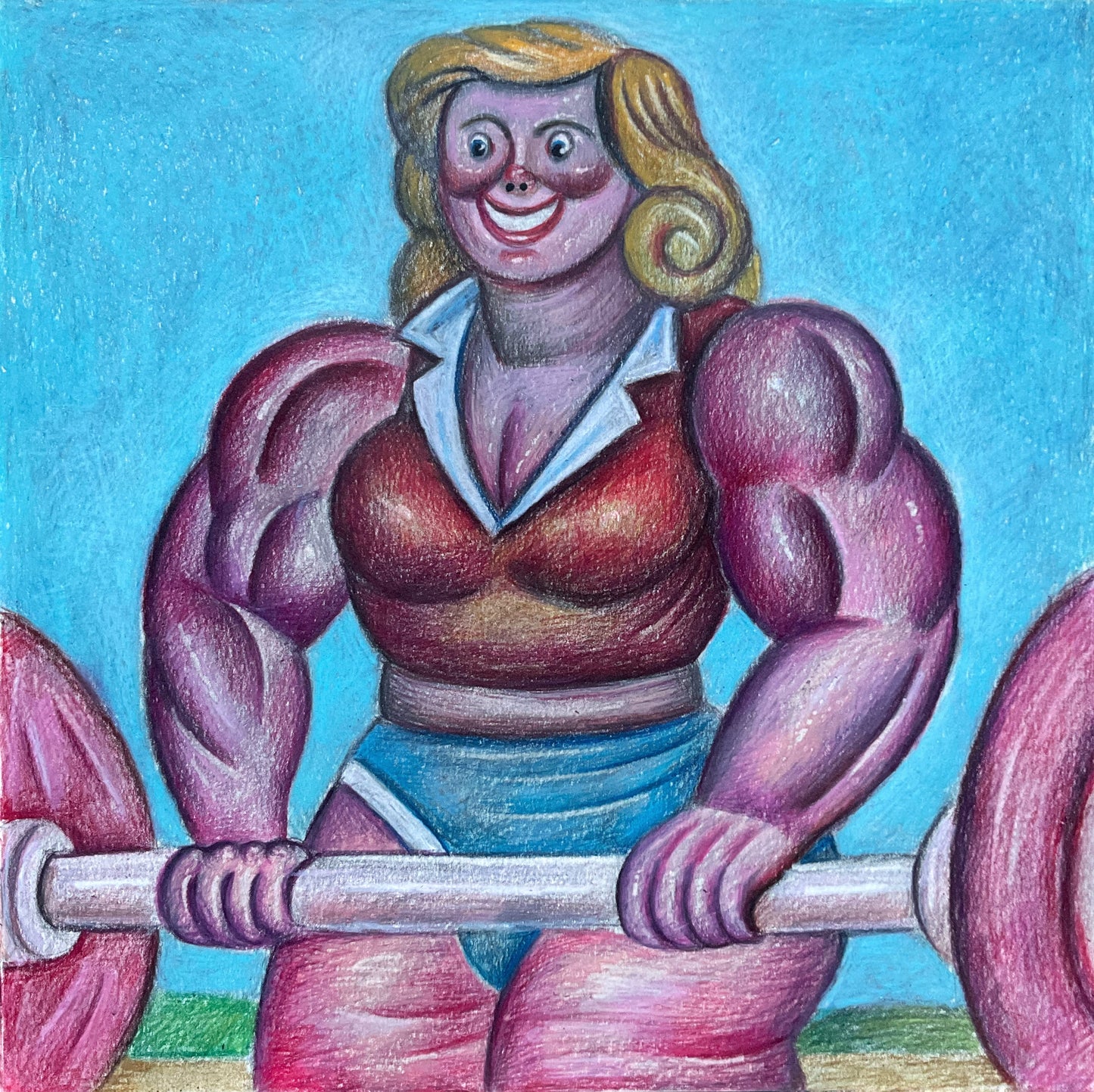 Woman Lifting Weights