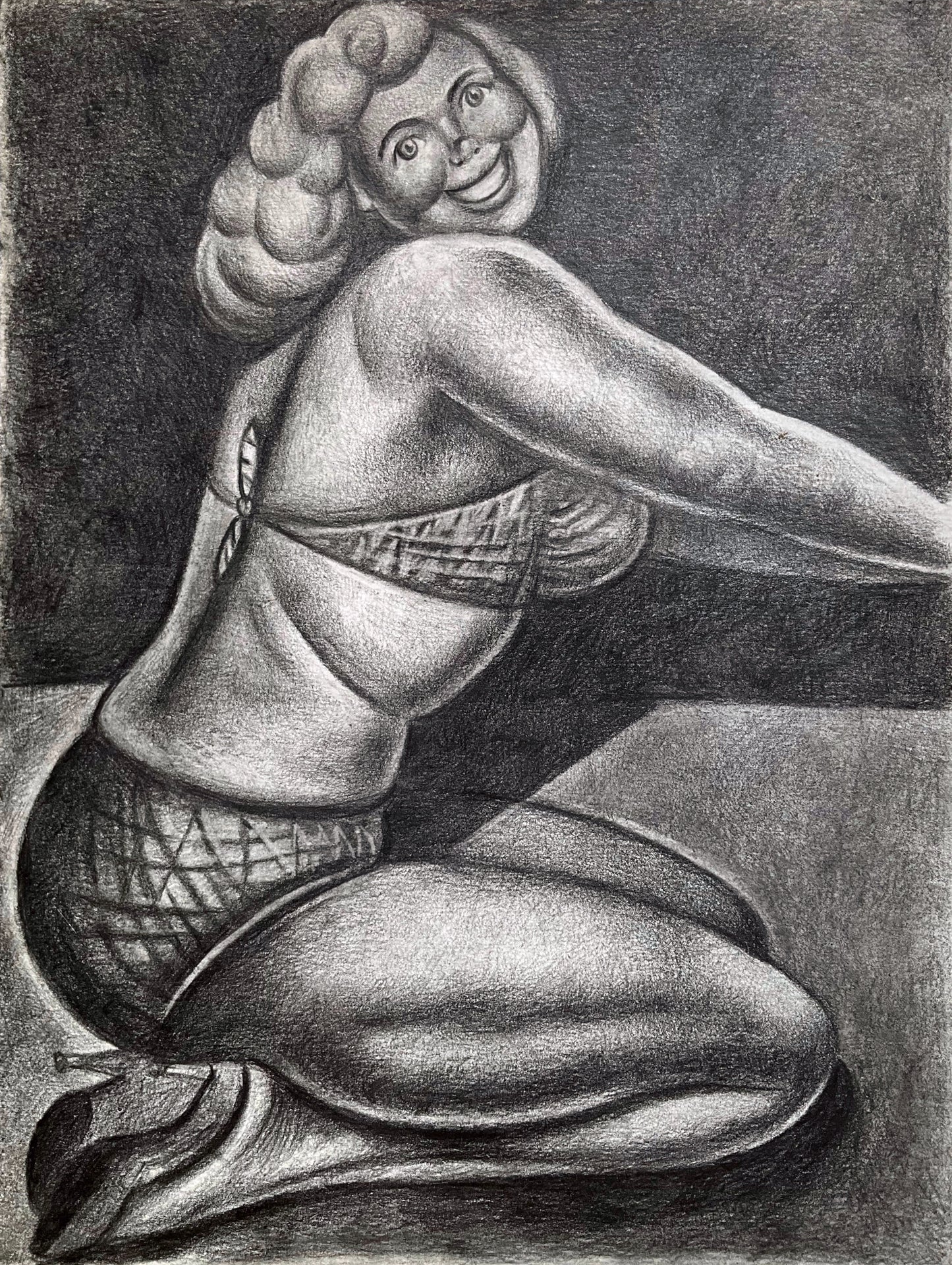 Happy Woman Posing, 2023