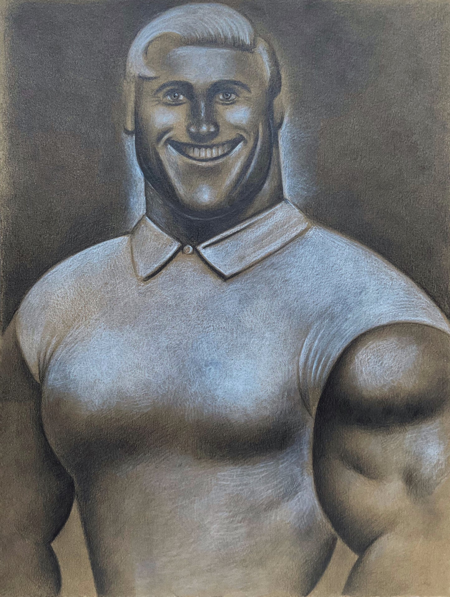 Man Wearing a White Shirt