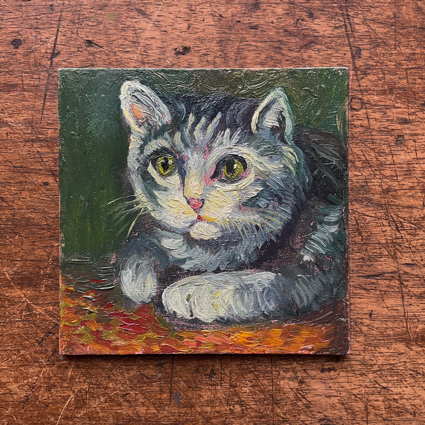 Mini Cat, Kitten Reds and Greens