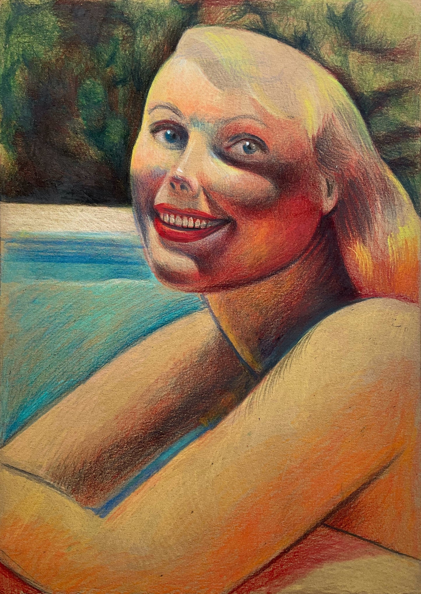Woman at the Pool, 2024