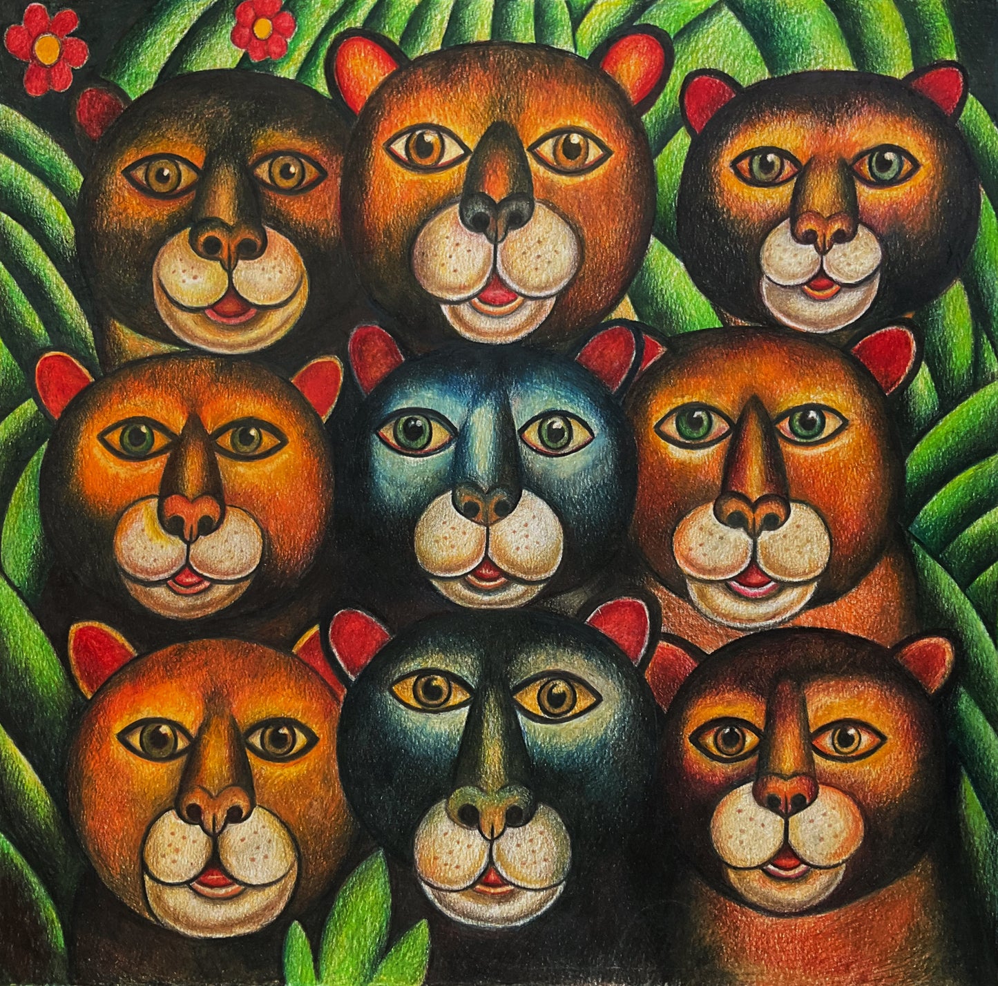 Cats in the Garden, 2023