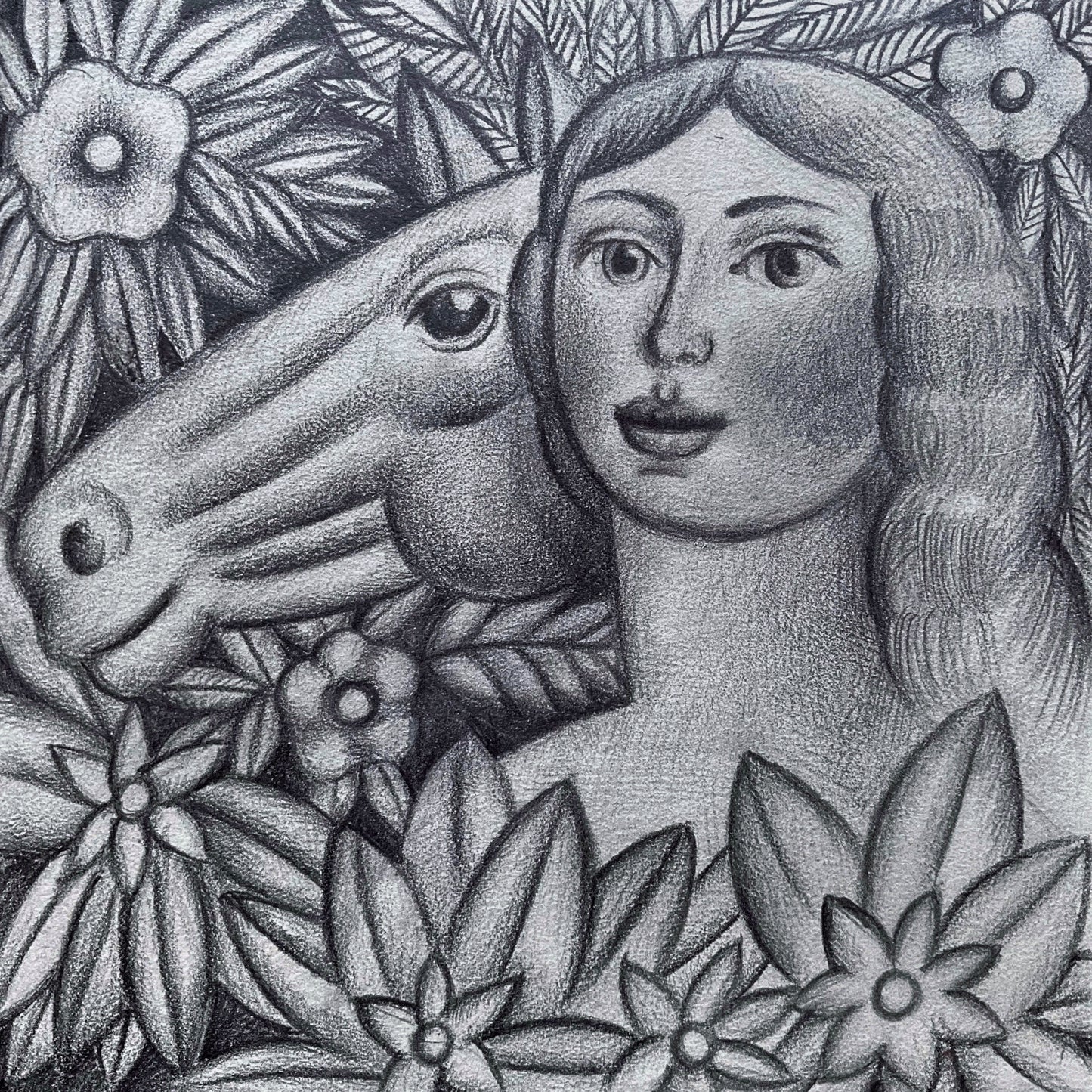 Woman, Flowers and Horse , 2026