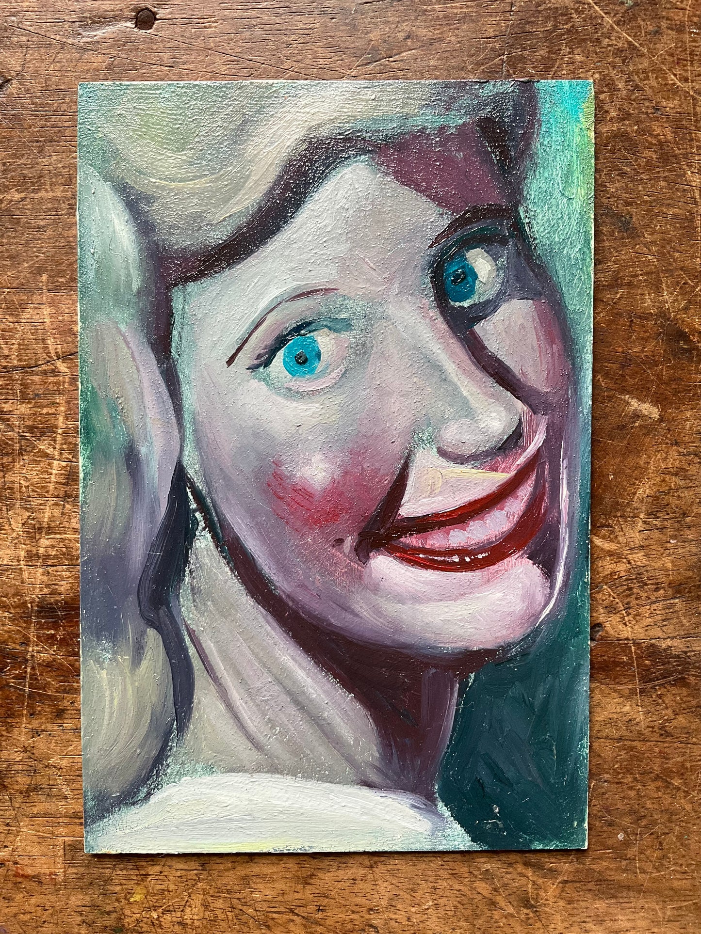 Woman Tilting Her Head