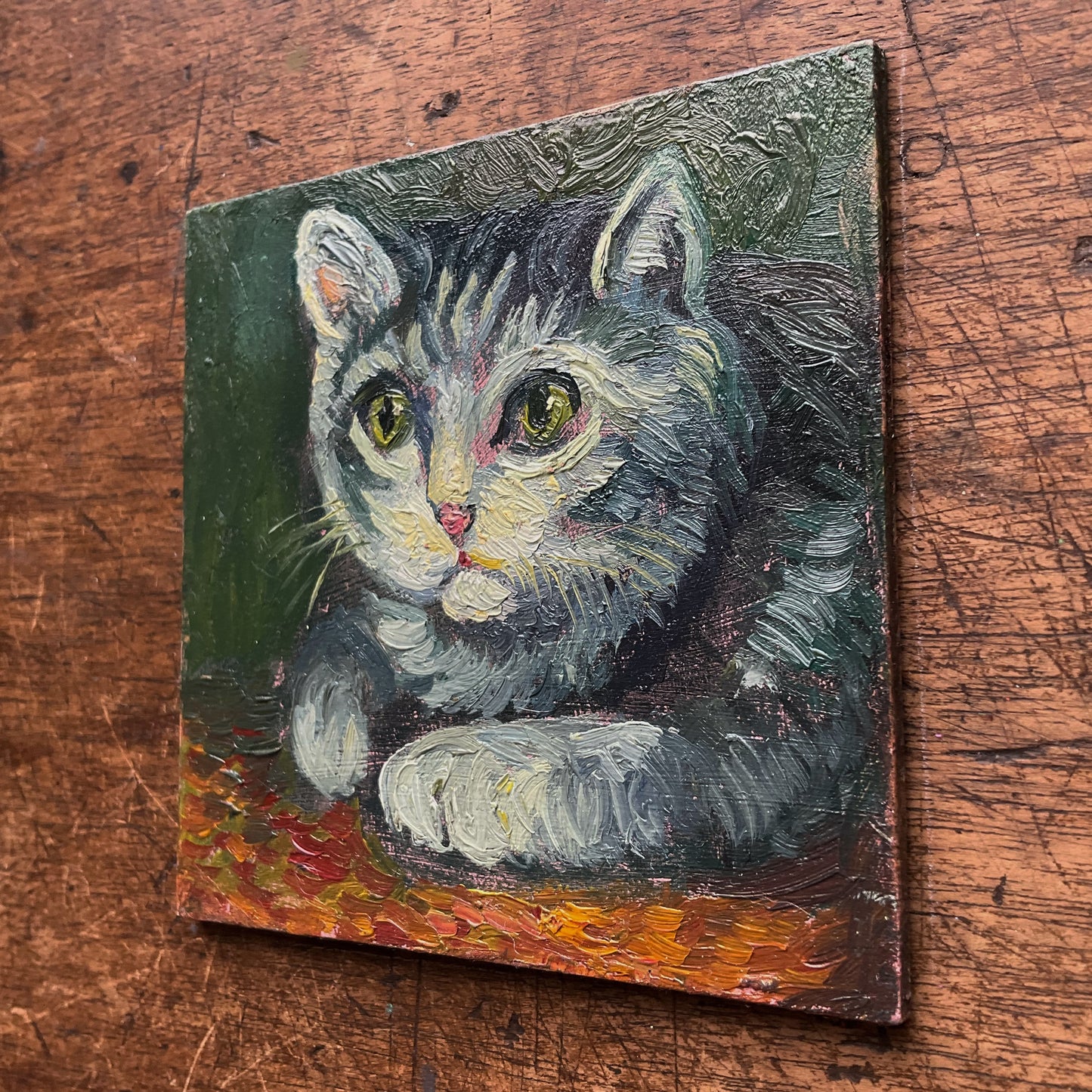 Mini Cat, Kitten Reds and Greens