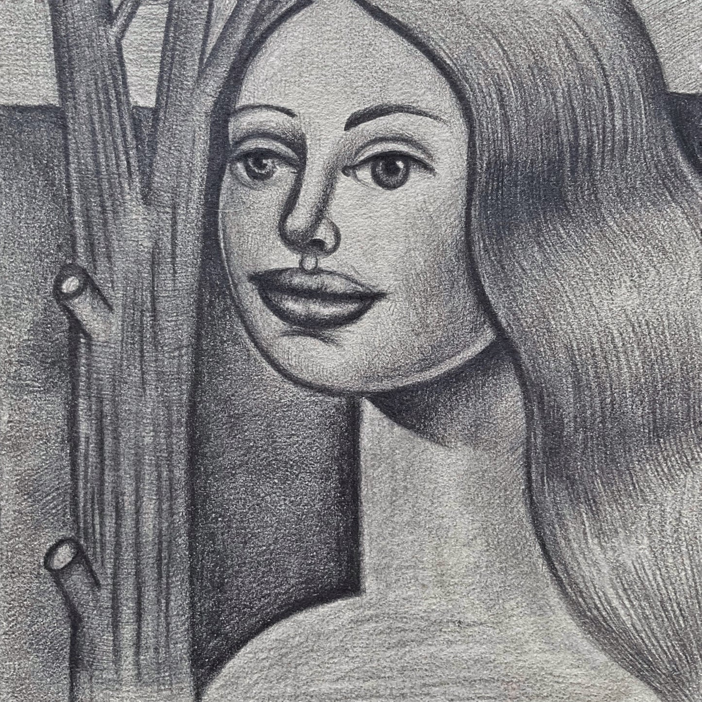 Study for a Portrait of a Woman in the Woods, 2024