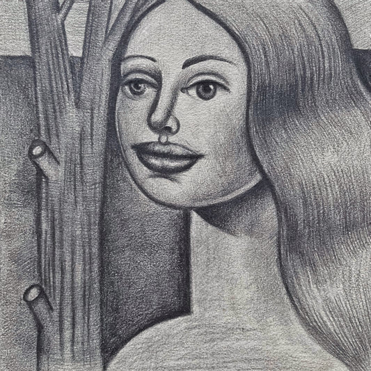 Study for a Portrait of a Woman in the Woods, 2024