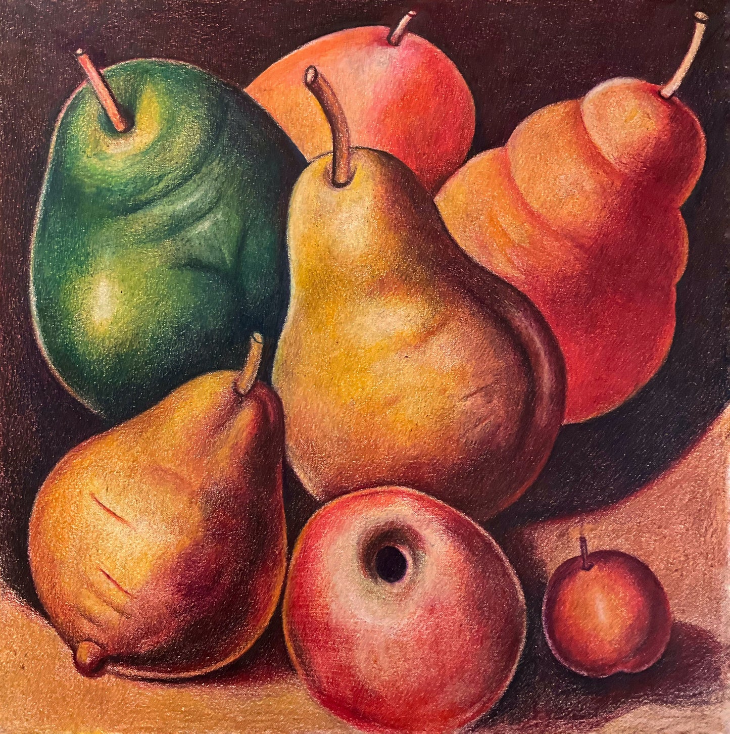 Still Life with Pears and Apples, 2023