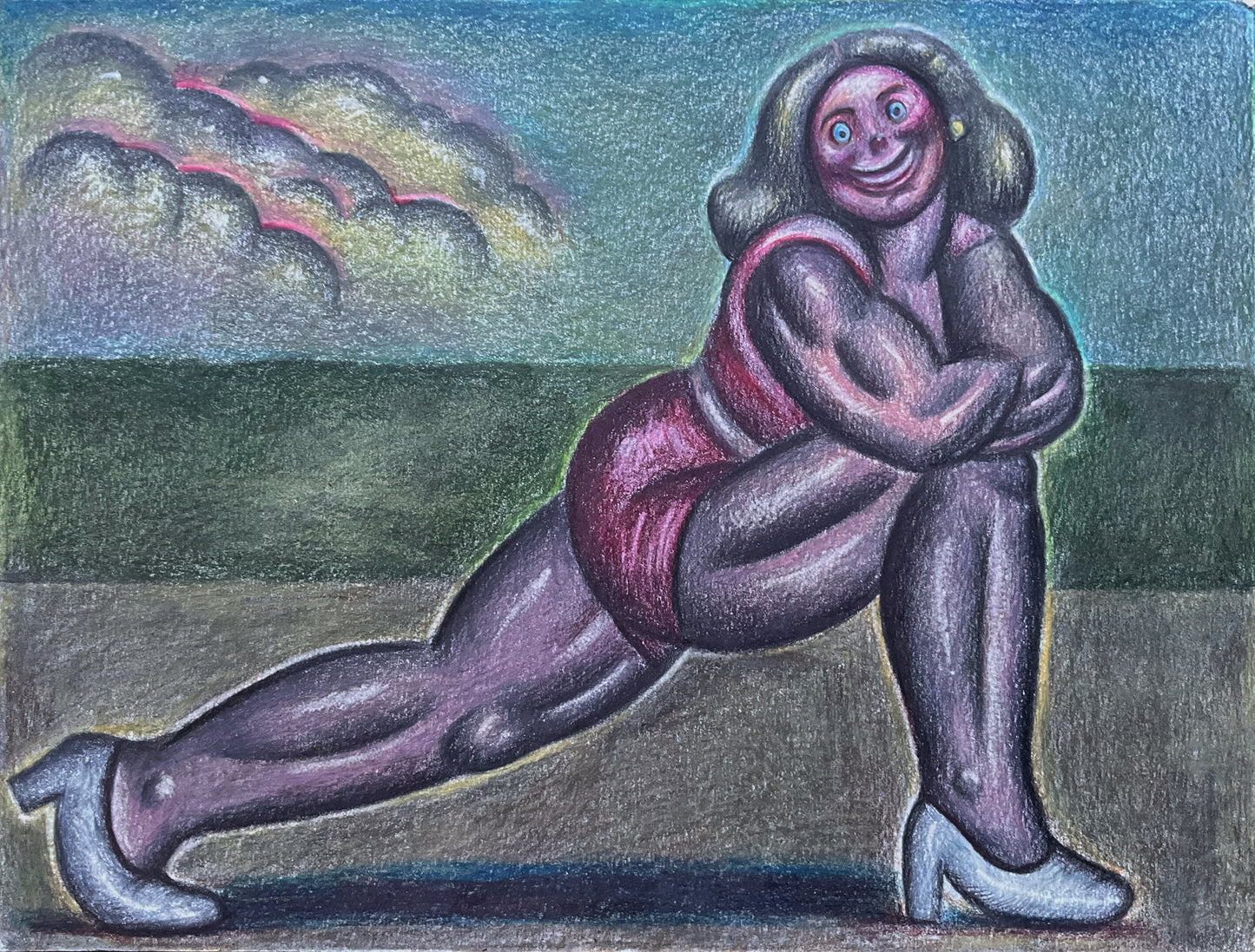 Woman Stretching