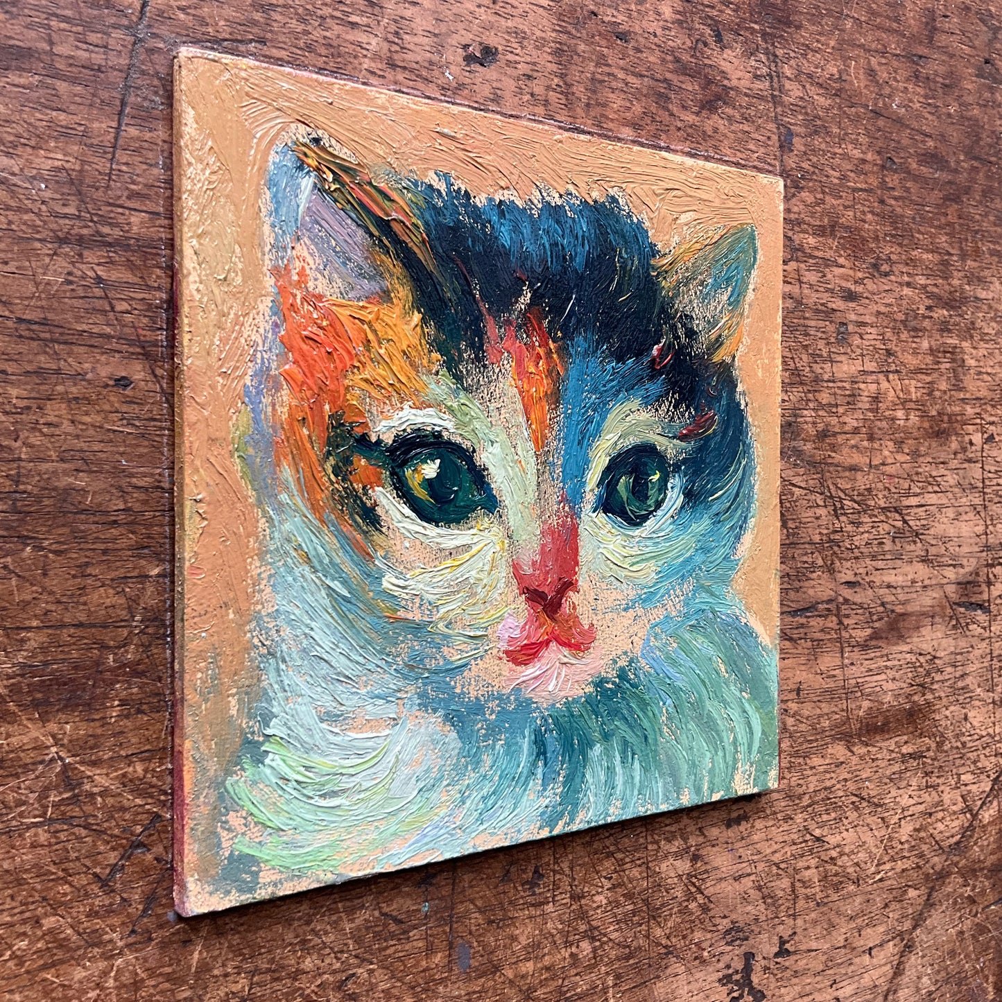 Mini Cat, Kitten Blue and Red
