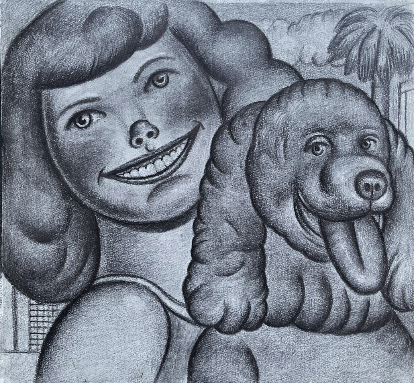 Woman and Dog