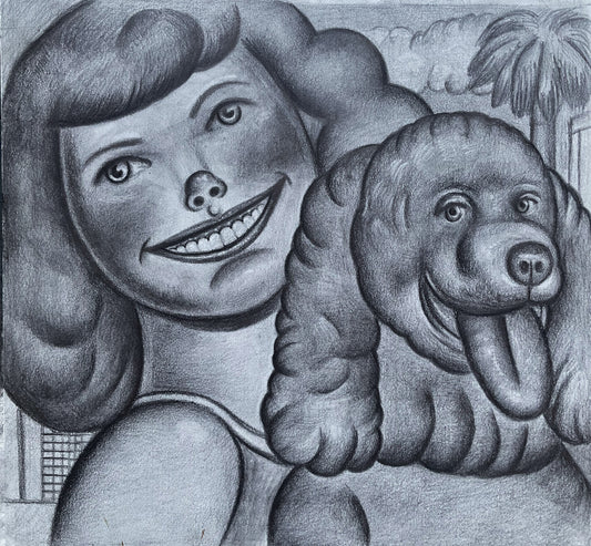 Woman and Dog