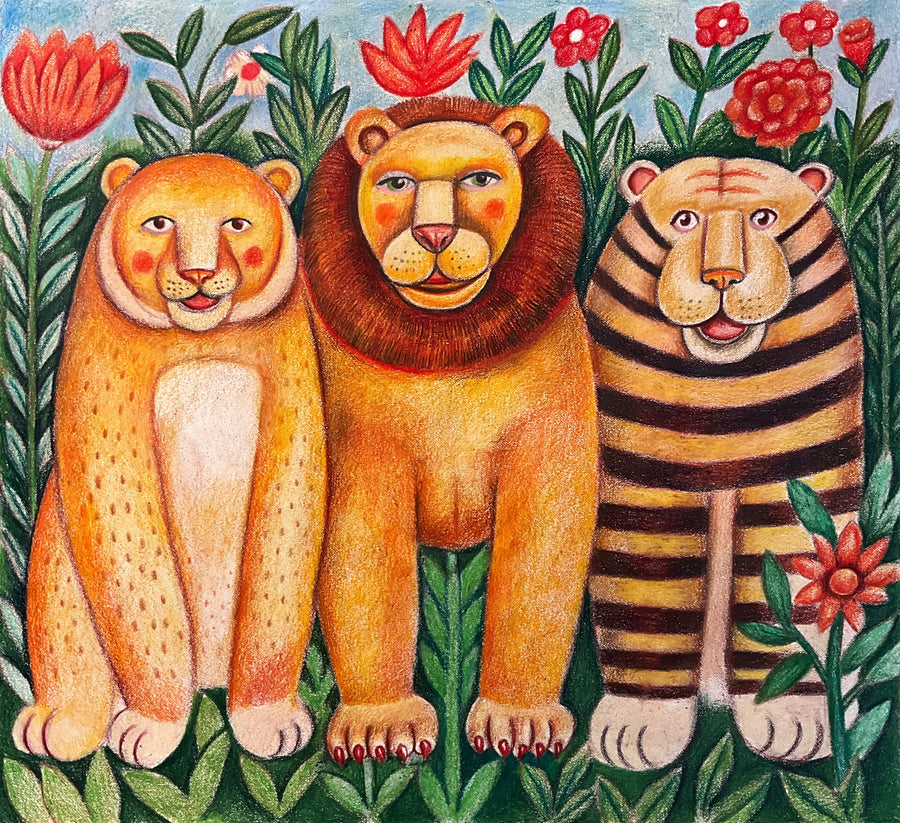 A Jaguar, A Lion and a Tiger. 2023