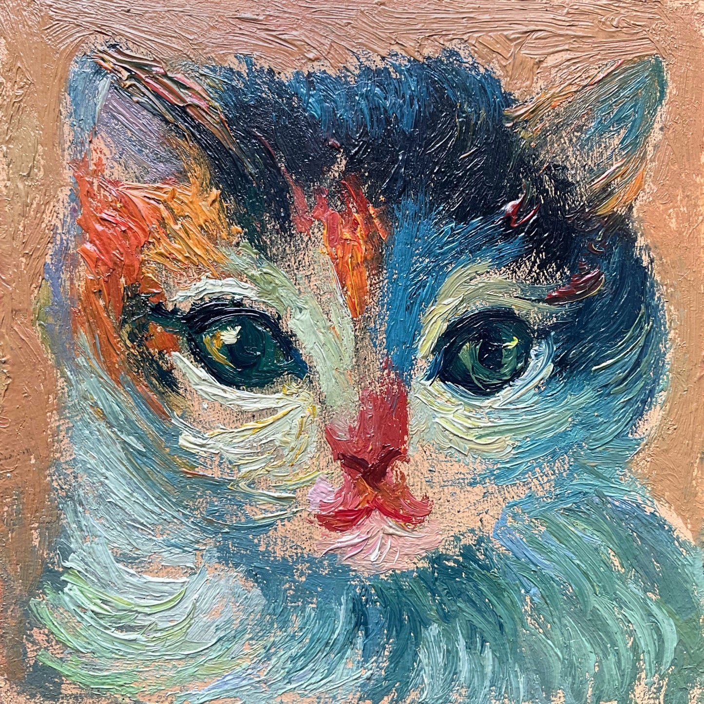 Mini Cat, Kitten Blue and Red