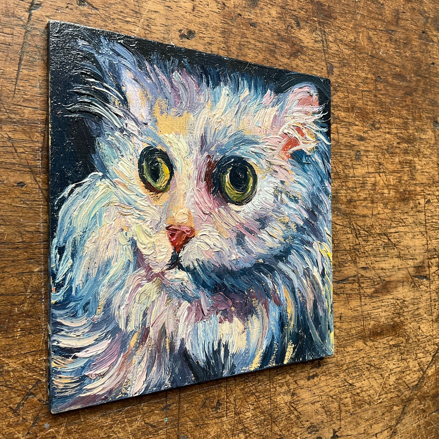 Mini Cat, Kitten Purple and Blue