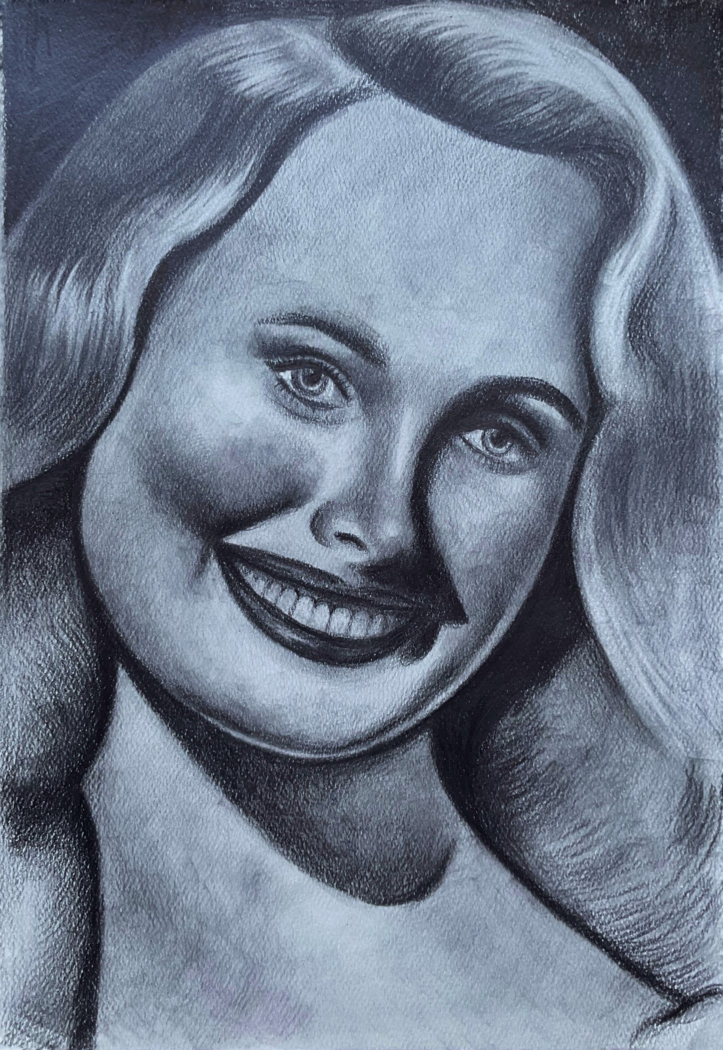 Woman with Flowy Hair
