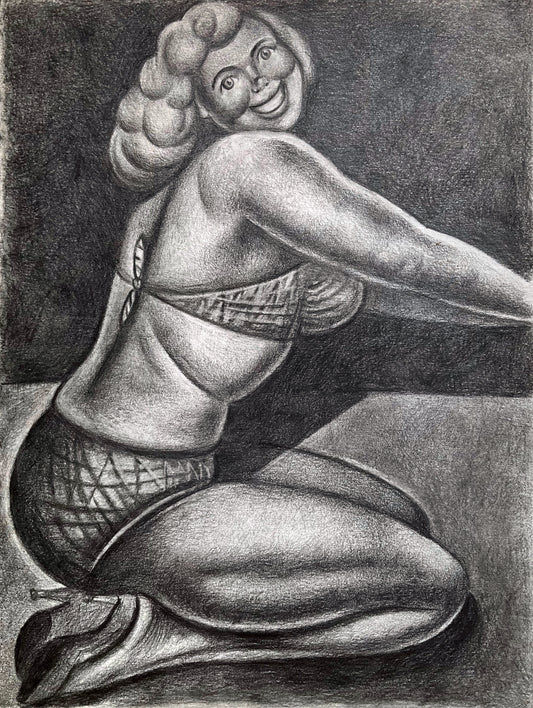 Happy Woman Posing, 2023