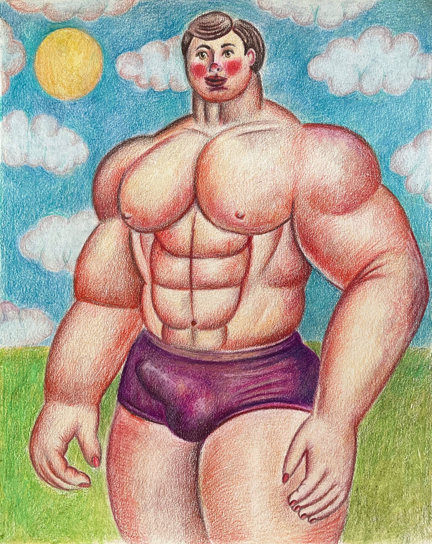 Sunlit Bodybuilder