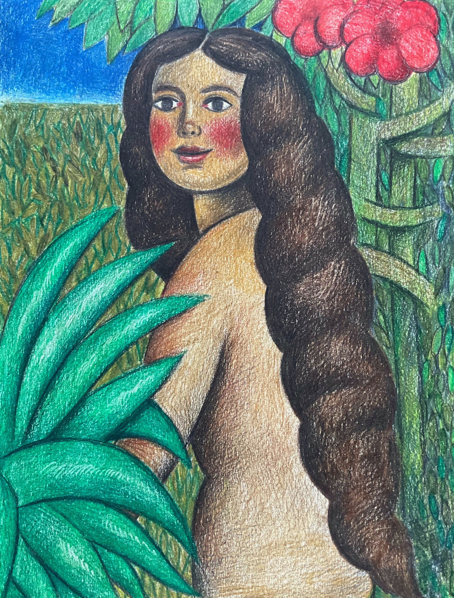 Study of Tropical Woman in the Countryside, 2024