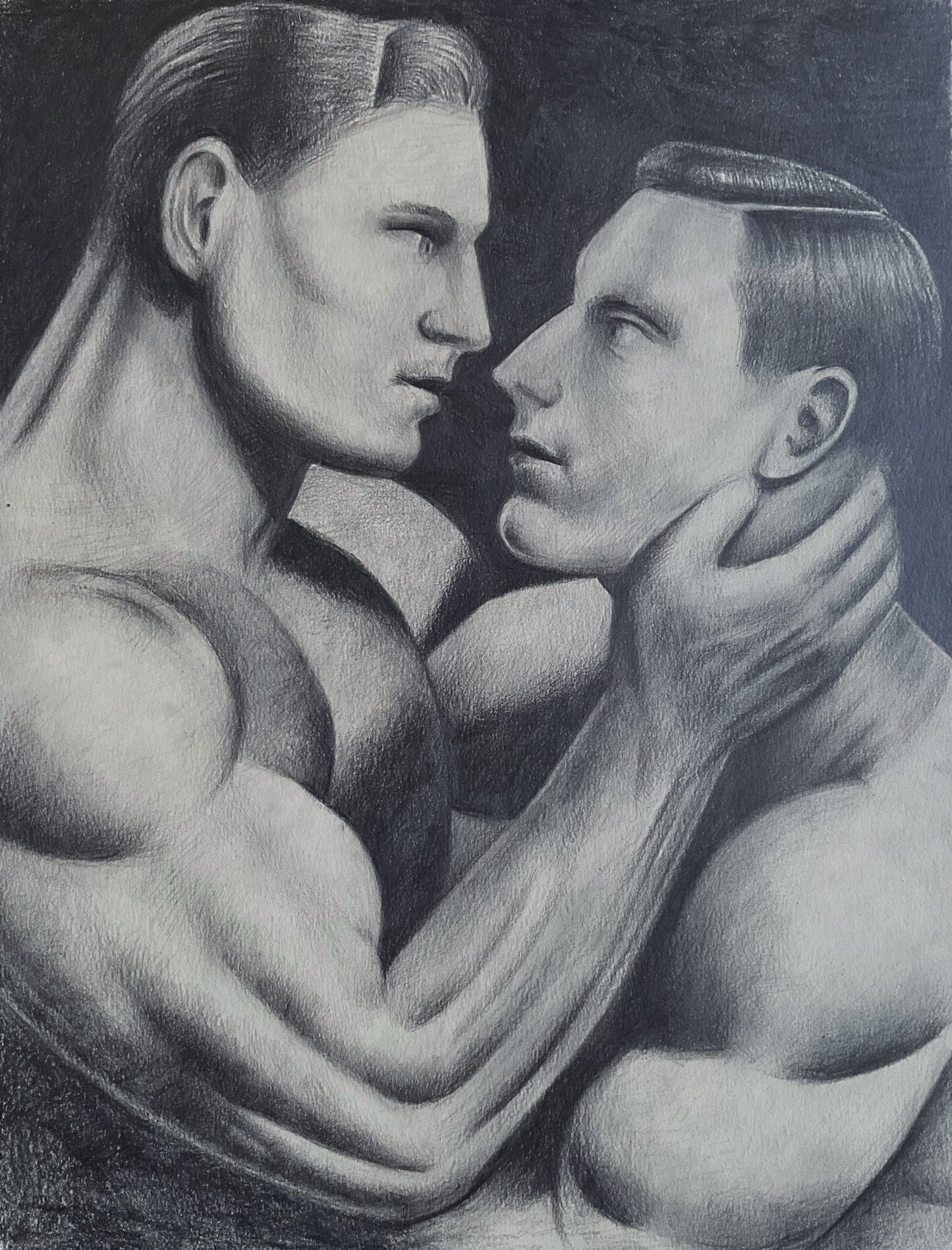 Men Wrestling