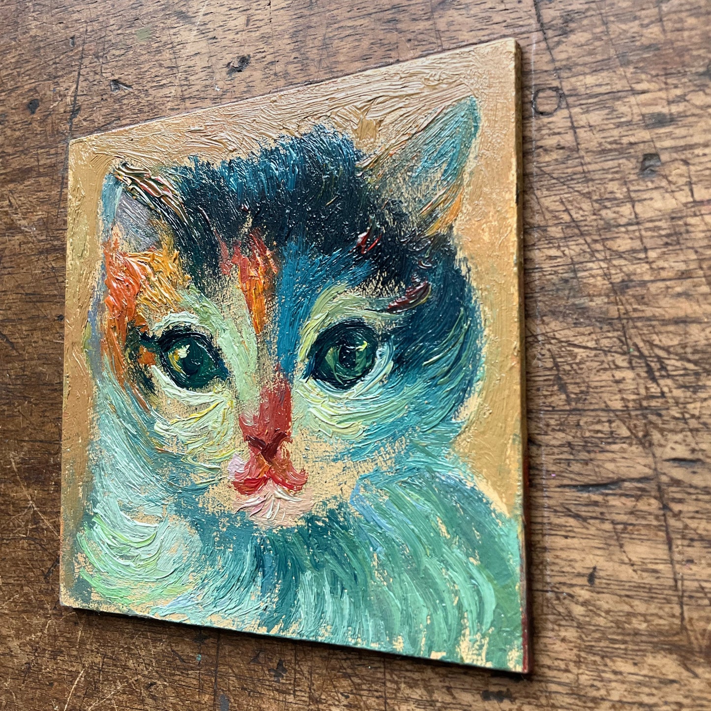 Mini Cat, Kitten Blue and Red