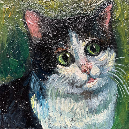 Mini Cat, Kitten with Green