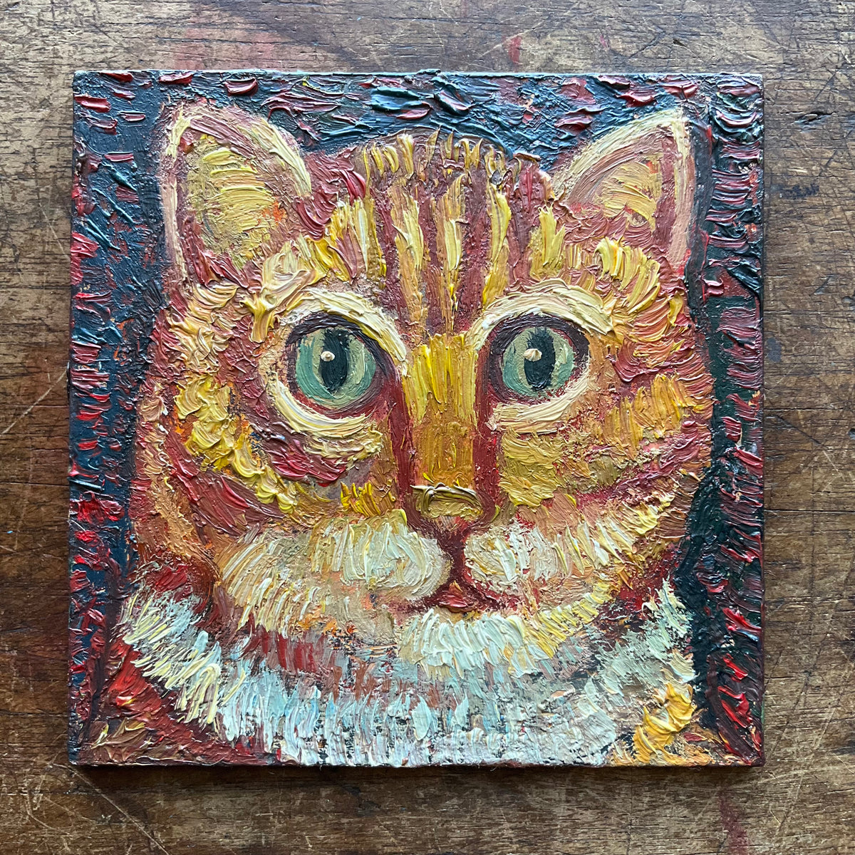 Orange Cat with Stripes