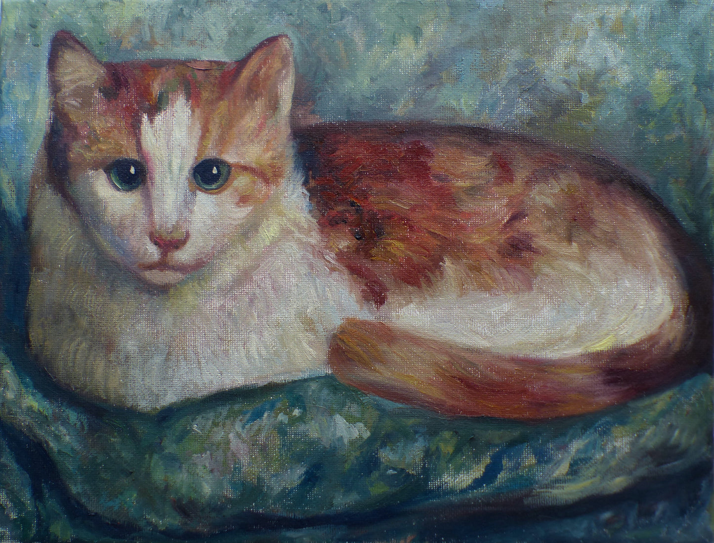 Reclining Cat, 2025