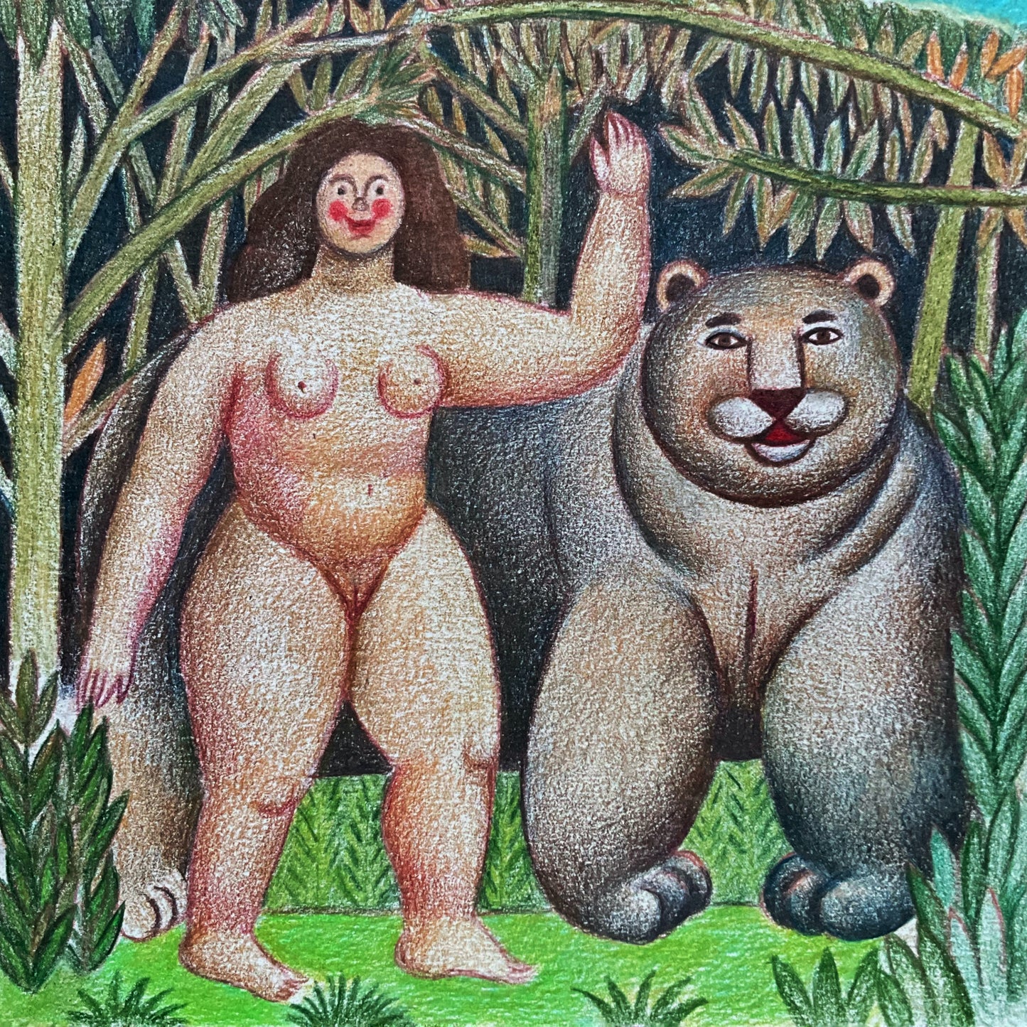 Woman and Big Bear, 2024
