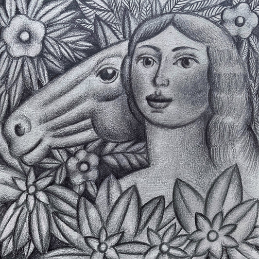 Woman, Flowers and Horse , 2026