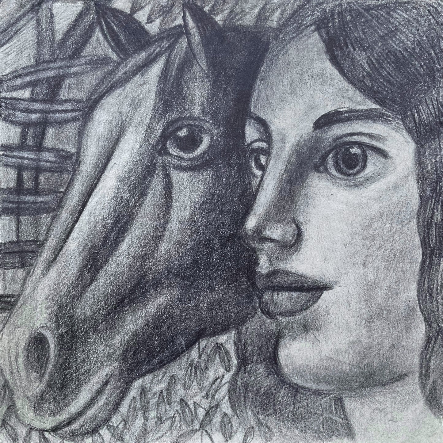 Study of Woman and Horse, 2025