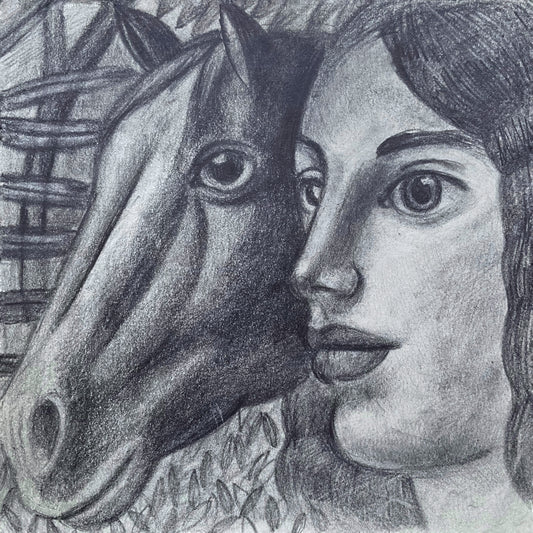 Study of Woman and Horse, 2025