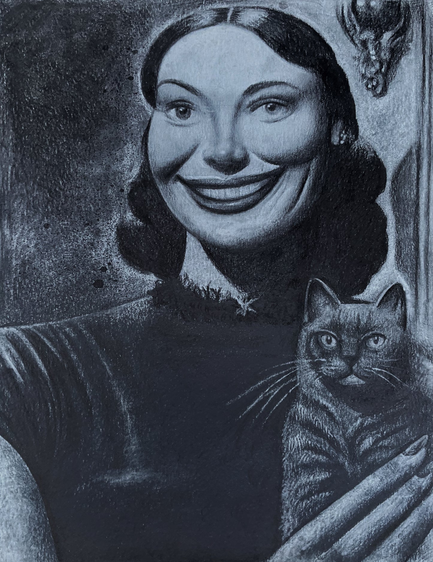 Woman with Her Cat