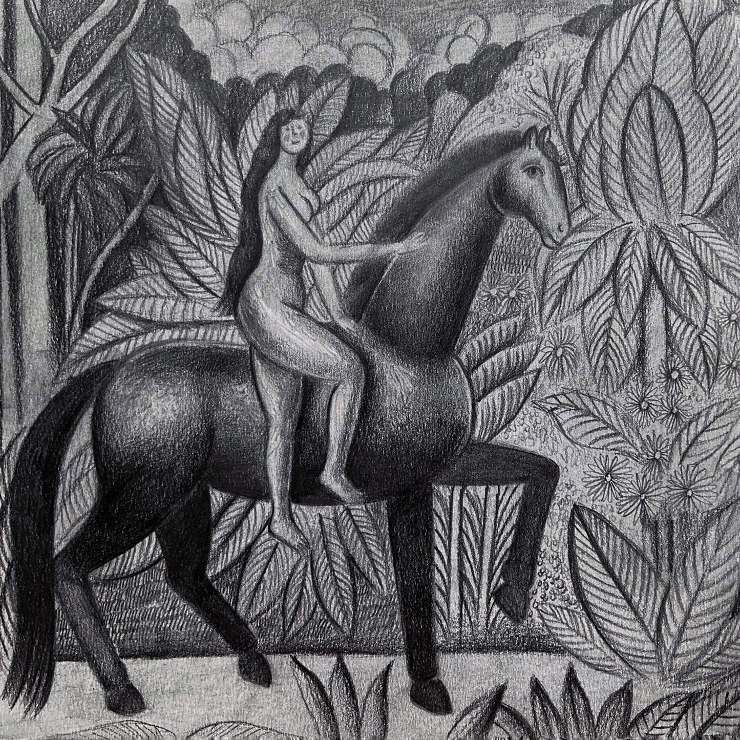 Woman Riding a Horse, 2025