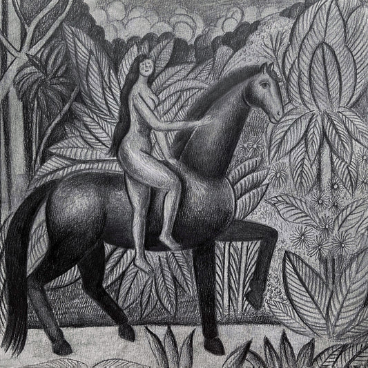 Woman Riding a Horse, 2025