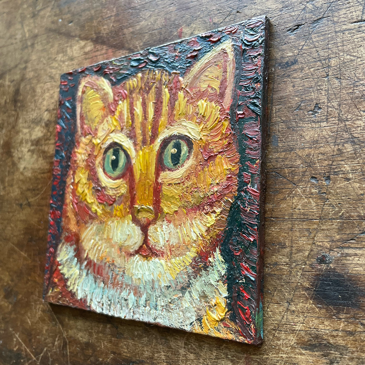 Orange Cat with Stripes