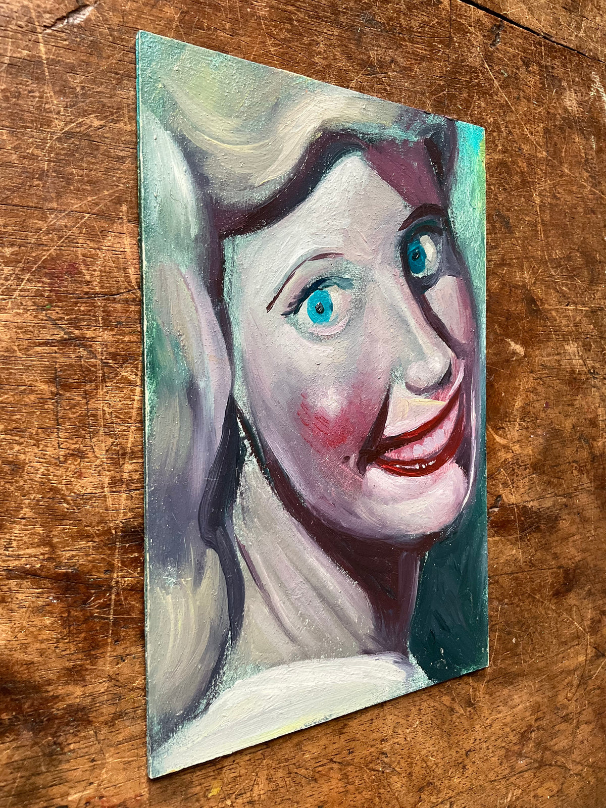 Woman Tilting Her Head
