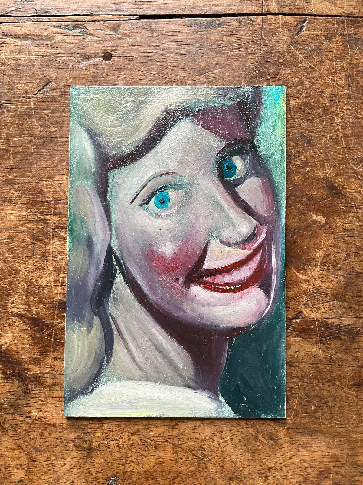 Woman Tilting Her Head