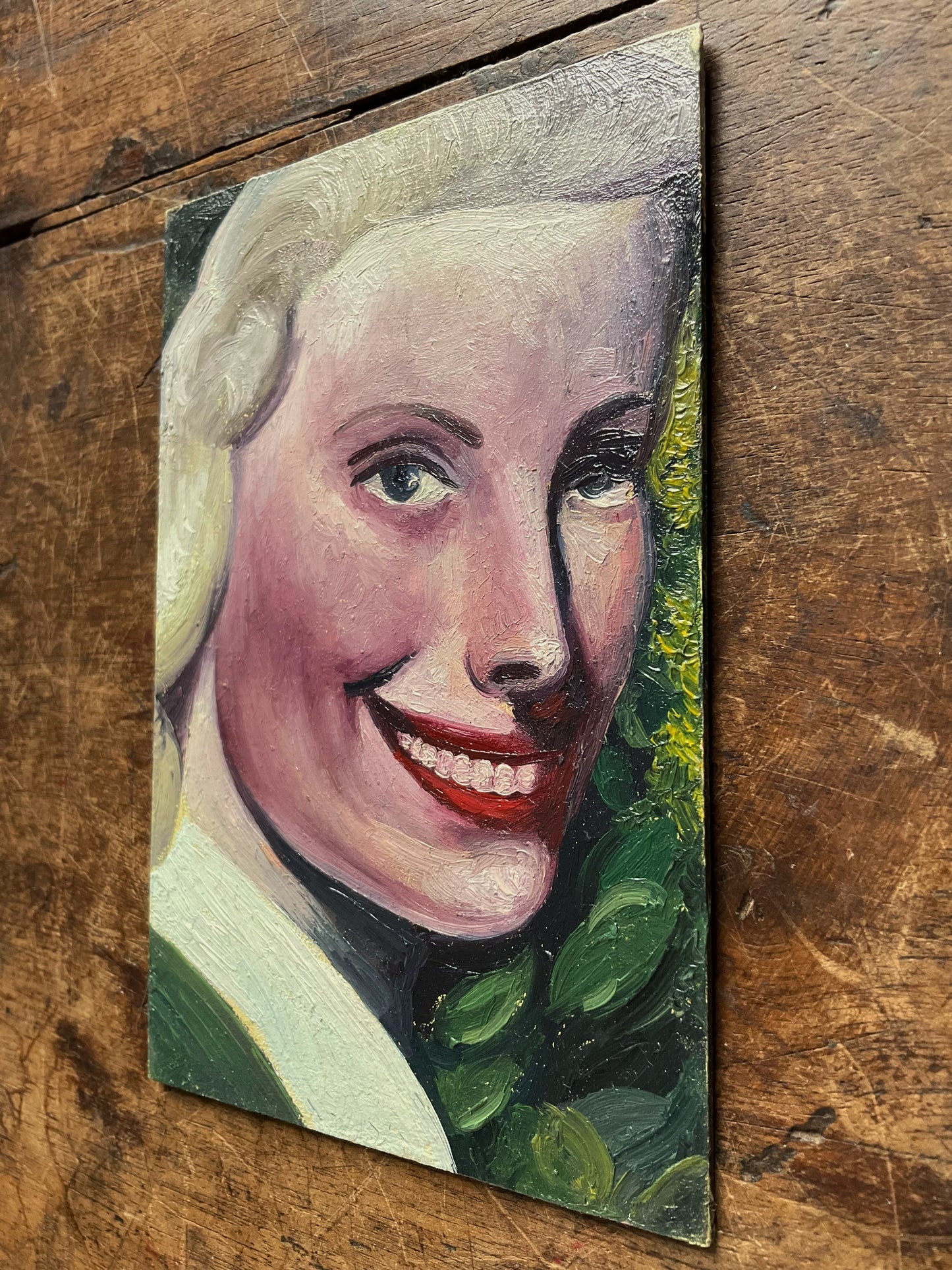 Woman With Green Jacket