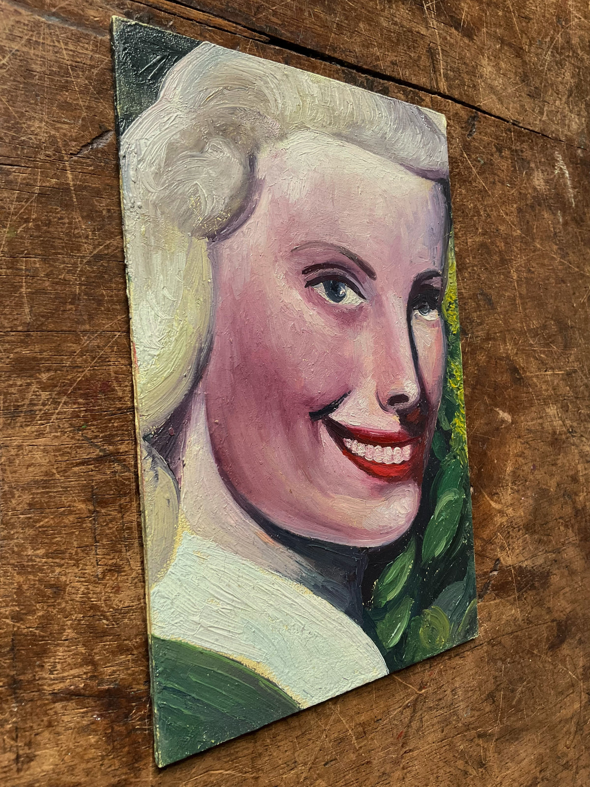Woman With Green Jacket
