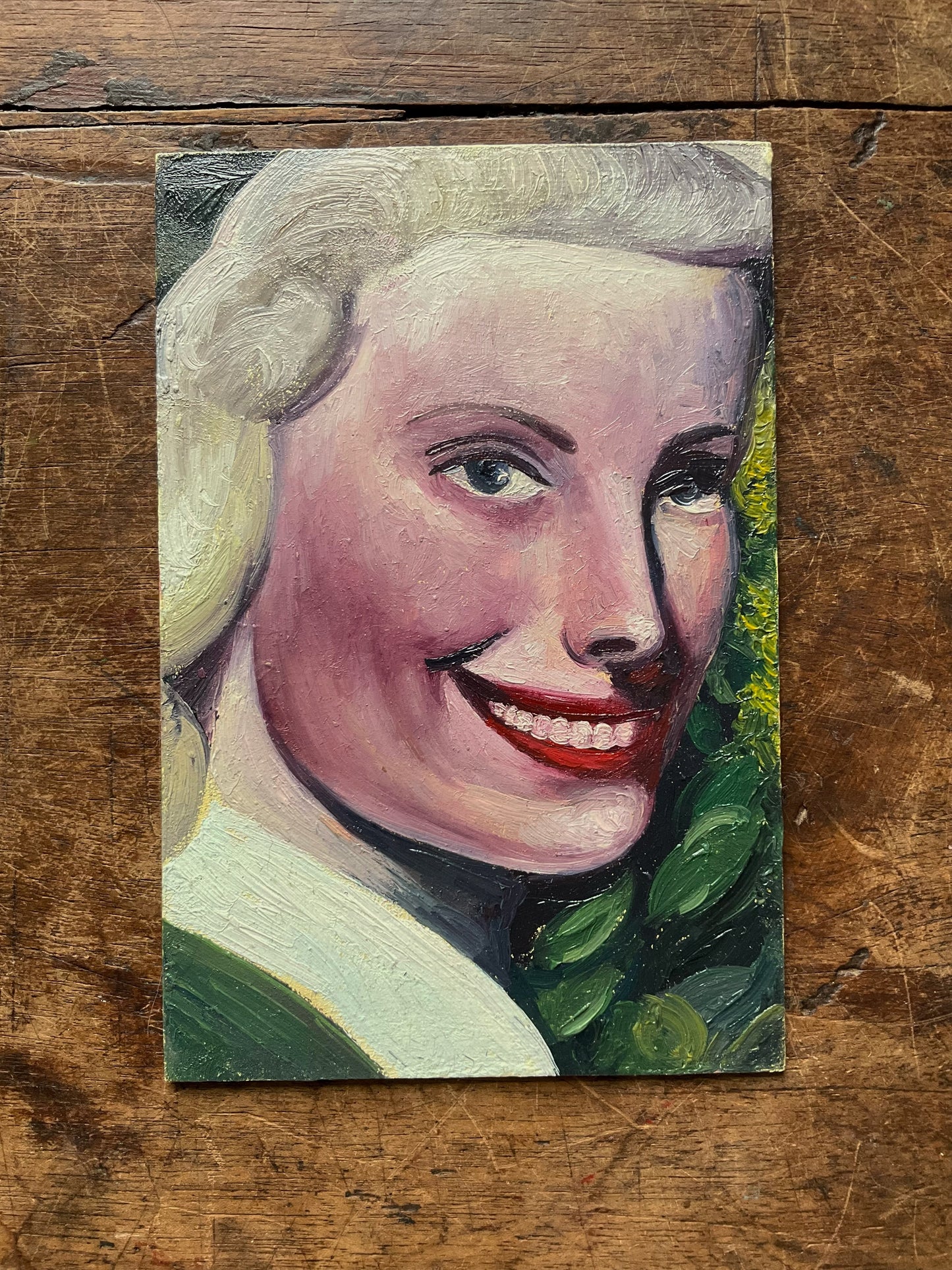Woman With Green Jacket