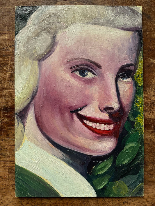 Woman With Green Jacket